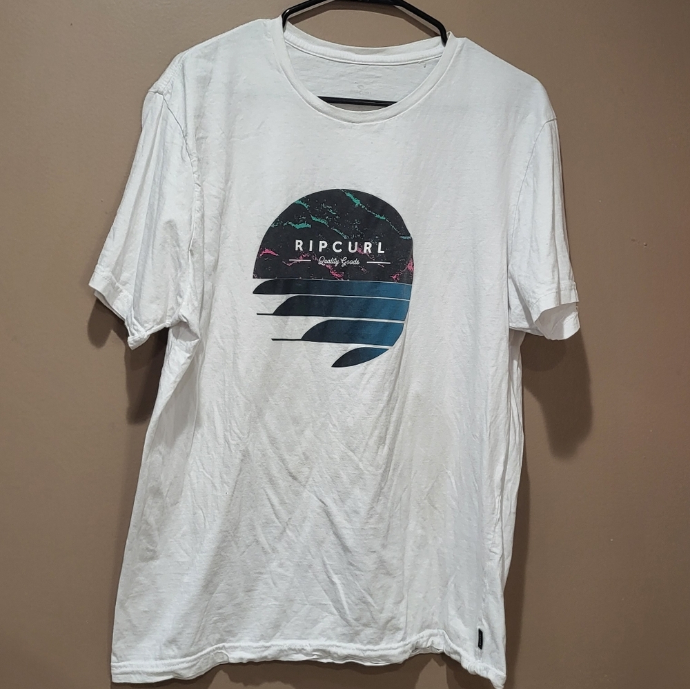 Ripcurl Unisex White T-shirt